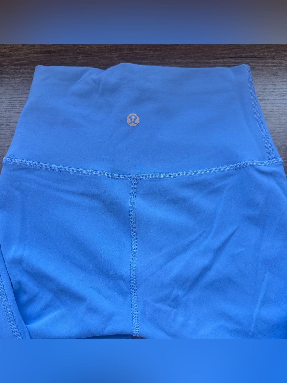 Lululemon Wunder Train High-Rise Crop 23" blue nile sz 2